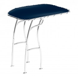 T-Top universal para barcos y semirrígidas, color blanco con tela azul, serie 600 de PoweryMax.